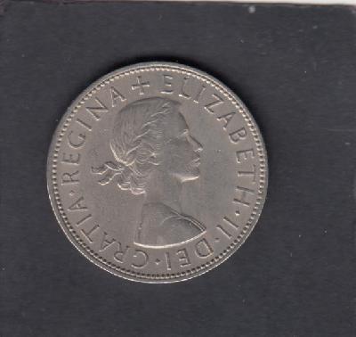 Beschrijving: 1/2 Crown  ELIZABETH II  